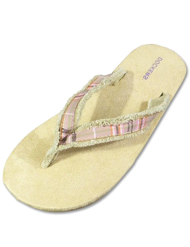 Dockers Womens Summer Inspired Flip Flop Thong Casual Beach Sandal
