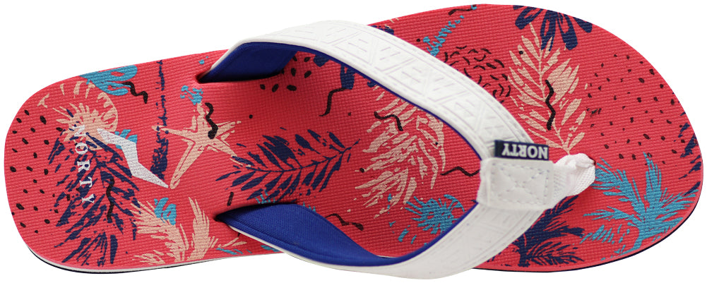 Norty Women's Beach, Pool, Everyday Flip Flop Thong Sandal - Choose your style