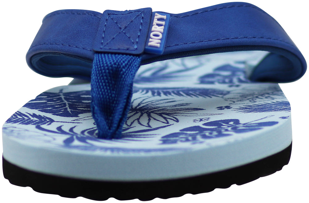 Norty Women's Beach, Pool, Everyday Flip Flop Thong Sandal - Choose your style