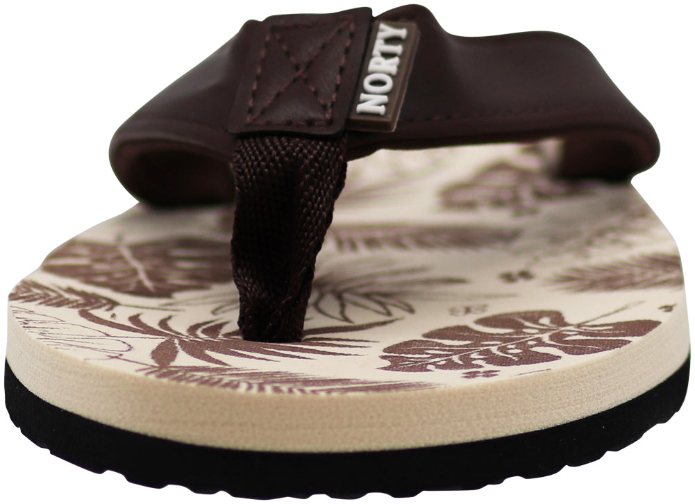 Norty Women's Beach, Pool, Everyday Flip Flop Thong Sandal - Choose your style