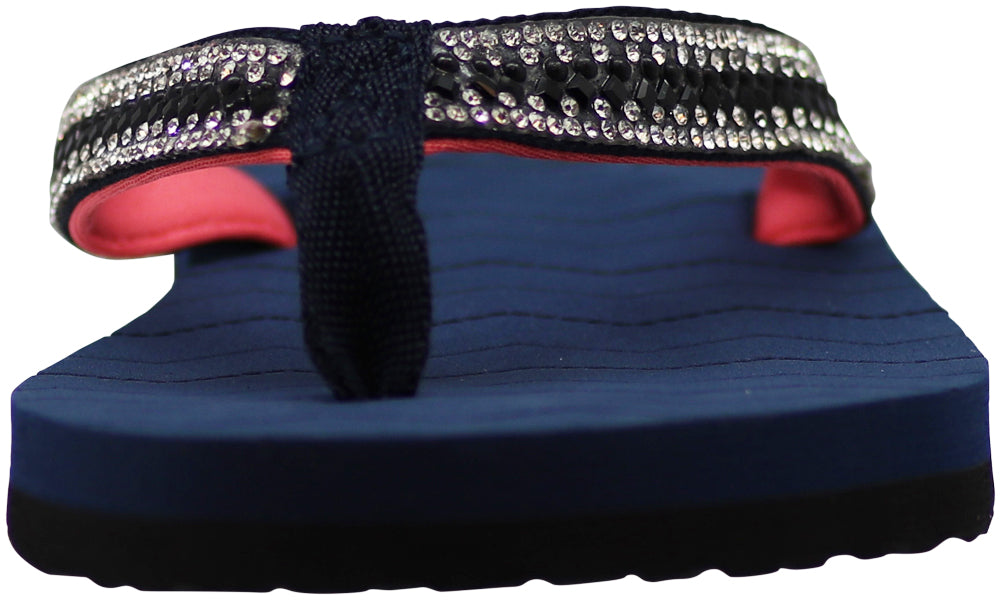 Norty Women's Beach, Pool, Everyday Flip Flop Thong Sandal - Choose your style