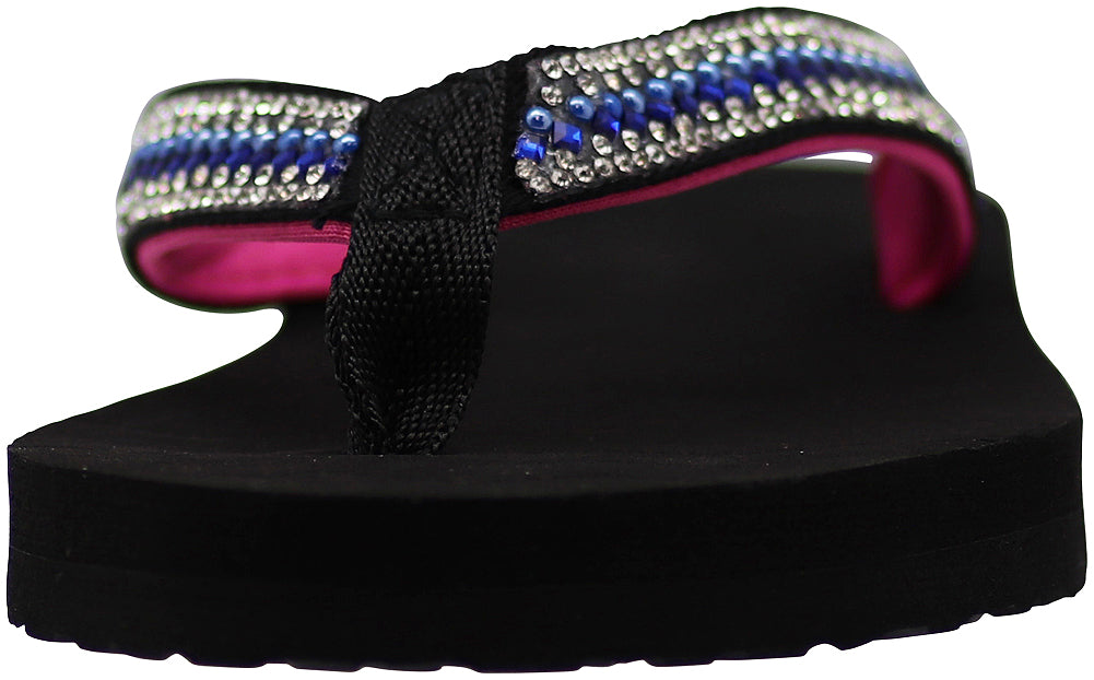Norty Women's Beach, Pool, Everyday Flip Flop Thong Sandal - Choose your style