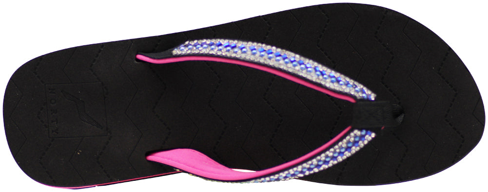 Norty Women's Beach, Pool, Everyday Flip Flop Thong Sandal - Choose your style