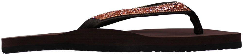 Norty Women's Beach, Pool, Everyday Flip Flop Thong Sandal - Choose your style