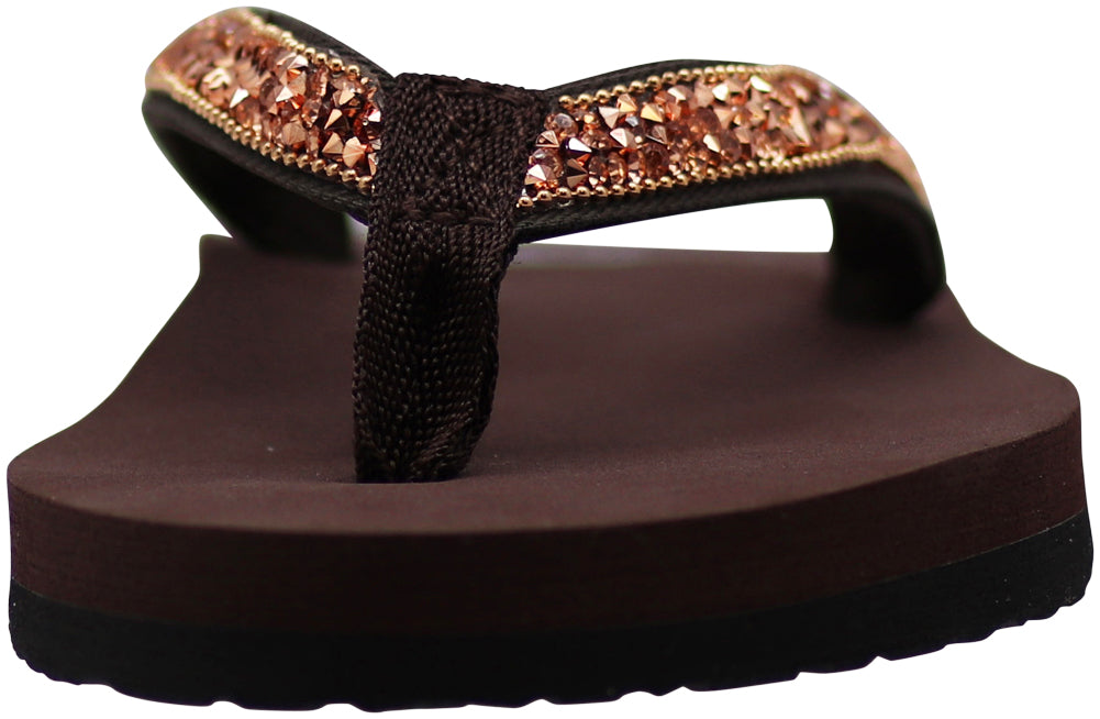 Norty Women's Beach, Pool, Everyday Flip Flop Thong Sandal - Choose your style