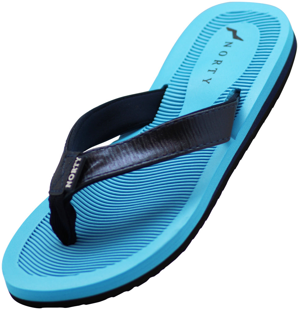 Norty Women's Beach, Pool, Everyday Flip Flop Thong Sandal - Choose your style