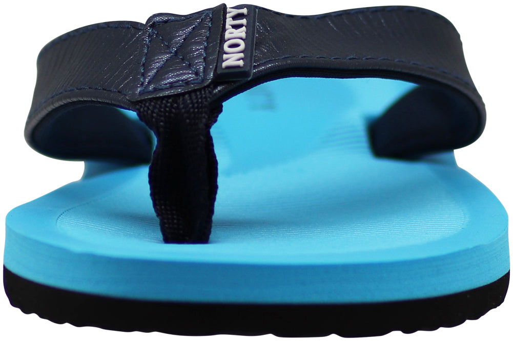 Norty Women's Beach, Pool, Everyday Flip Flop Thong Sandal - Choose your style