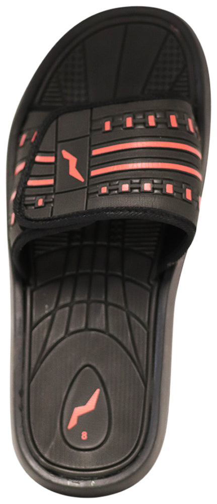 NORTY Men's Fashion Beach, Pool, Casual, Shower Adjustable Strap Slide Sandal