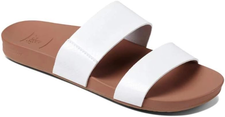 REEF Cushion Vista Women's Fashion Slide Sandal, Vegan Leather Strap, Ultra...