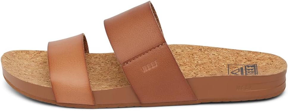 REEF Cushion Vista Women's Fashion Slide Sandal, Vegan Leather Strap, Ultra...