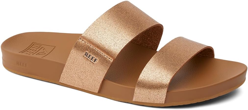 REEF Cushion Vista Women's Fashion Slide Sandal, Vegan Leather Strap, Ultra...