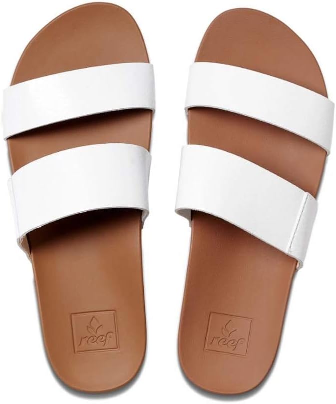 REEF Cushion Vista Women's Fashion Slide Sandal, Vegan Leather Strap, Ultra...