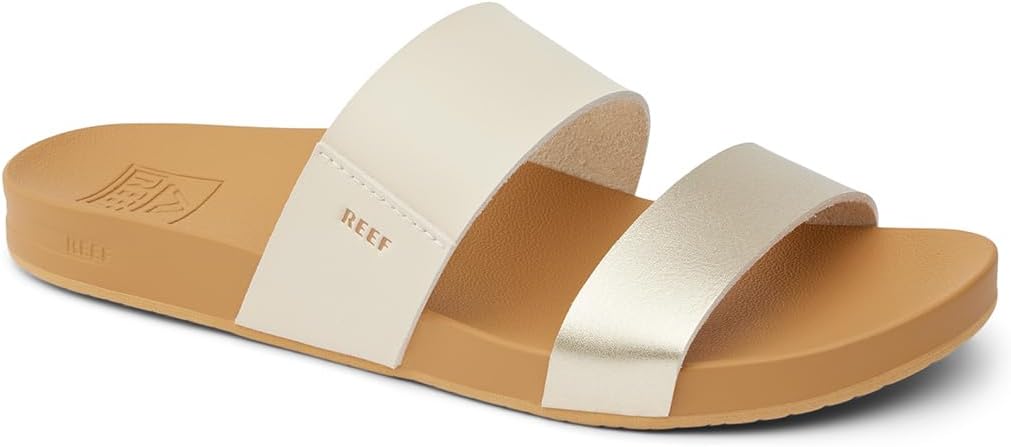REEF Cushion Vista Women's Fashion Slide Sandal, Vegan Leather Strap, Ultra...