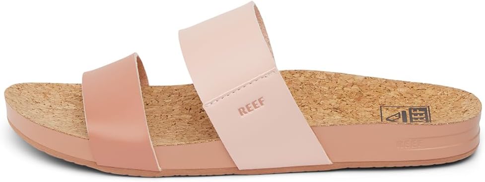 REEF Cushion Vista Women's Fashion Slide Sandal, Vegan Leather Strap, Ultra...