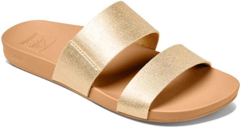 REEF Cushion Vista Women's Fashion Slide Sandal, Vegan Leather Strap, Ultra...