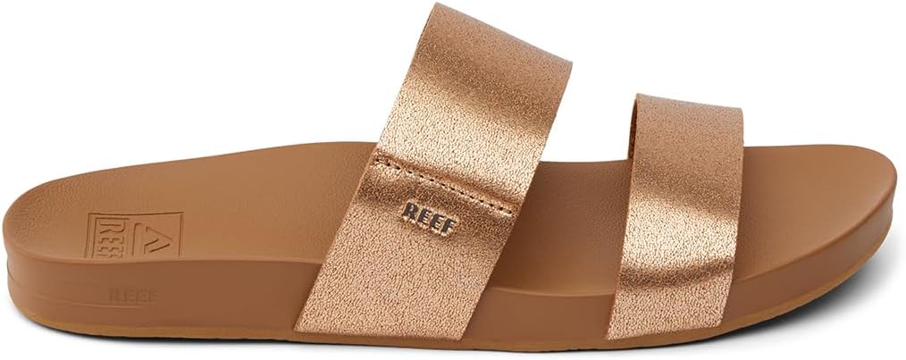REEF Cushion Vista Women's Fashion Slide Sandal, Vegan Leather Strap, Ultra...
