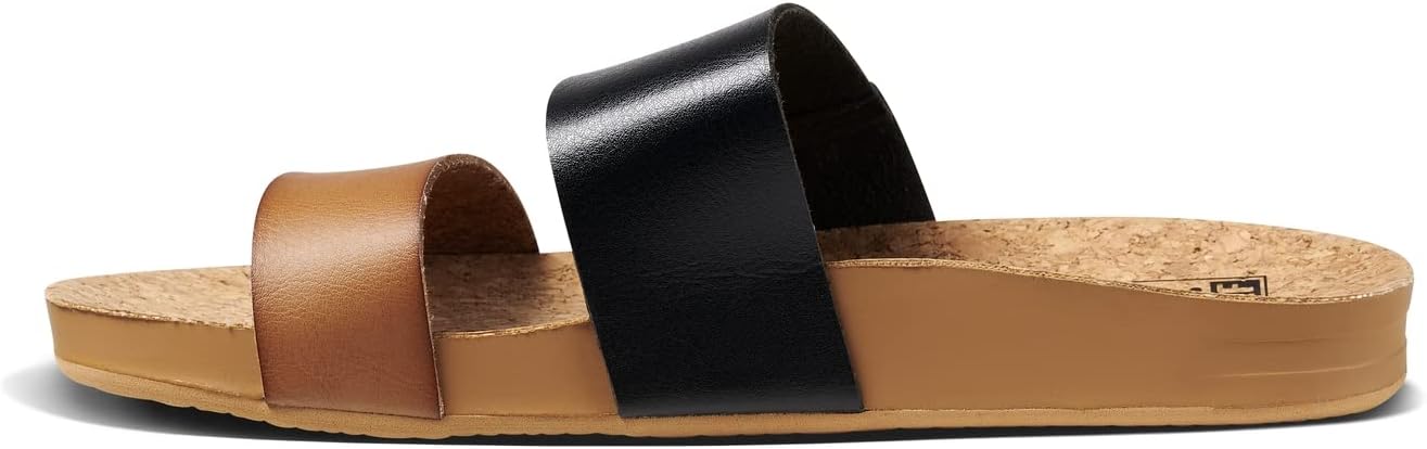 REEF Cushion Vista Women's Fashion Slide Sandal, Vegan Leather Strap, Ultra...
