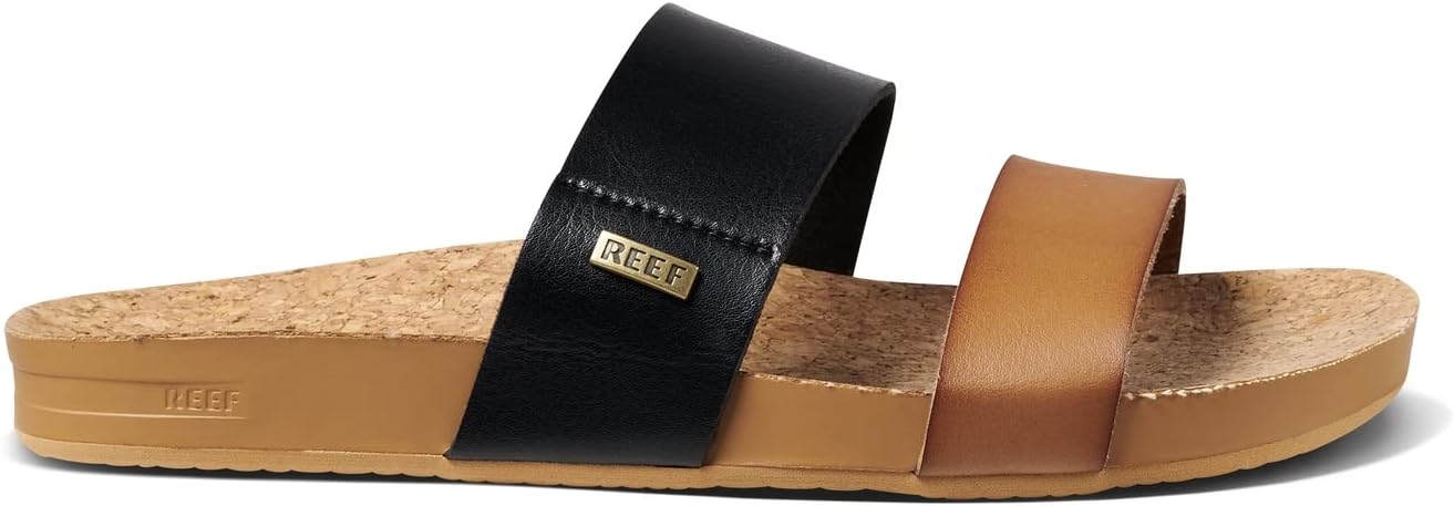 REEF Cushion Vista Women's Fashion Slide Sandal, Vegan Leather Strap, Ultra...