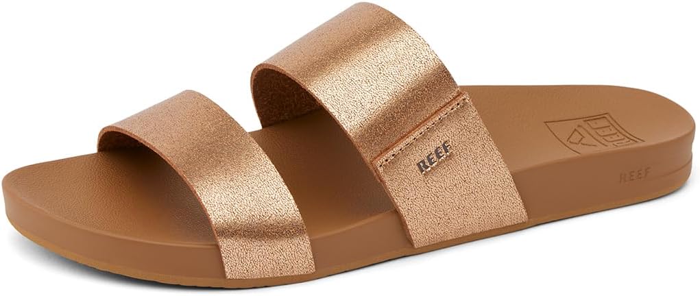 REEF Cushion Vista Women's Fashion Slide Sandal, Vegan Leather Strap, Ultra...