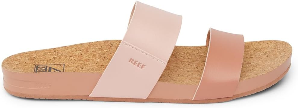 REEF Cushion Vista Women's Fashion Slide Sandal, Vegan Leather Strap, Ultra...