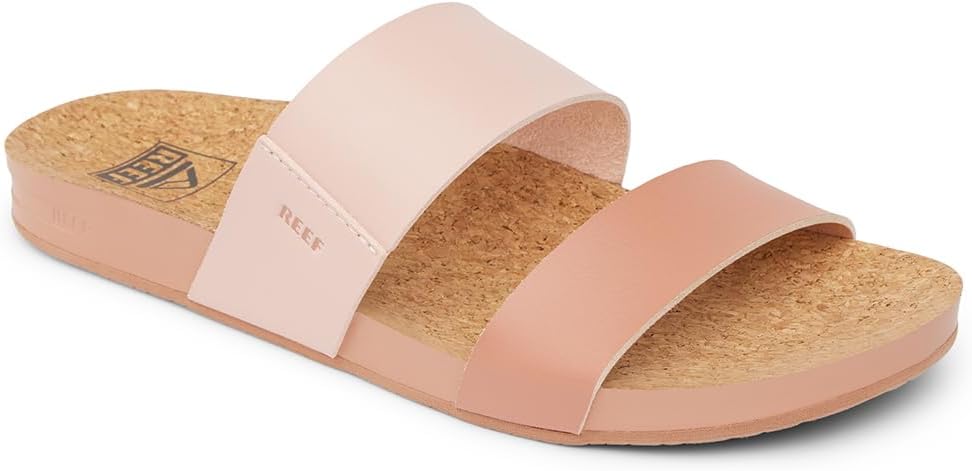 REEF Cushion Vista Women's Fashion Slide Sandal, Vegan Leather Strap, Ultra...
