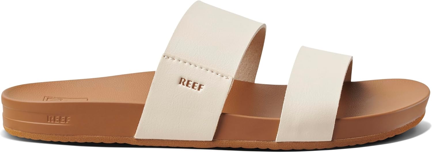 REEF Cushion Vista Women's Fashion Slide Sandal, Vegan Leather Strap, Ultra...