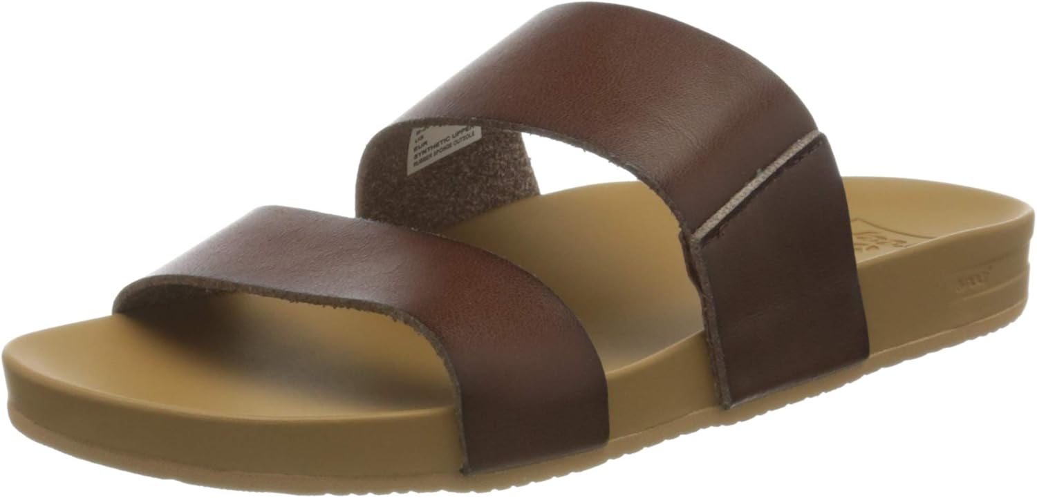 REEF Cushion Vista Women's Fashion Slide Sandal, Vegan Leather Strap, Ultra...
