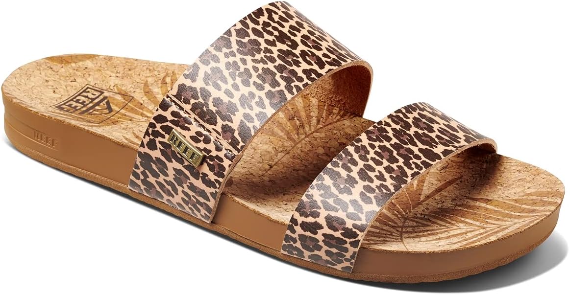 REEF Cushion Vista Women's Fashion Slide Sandal, Vegan Leather Strap, Ultra...