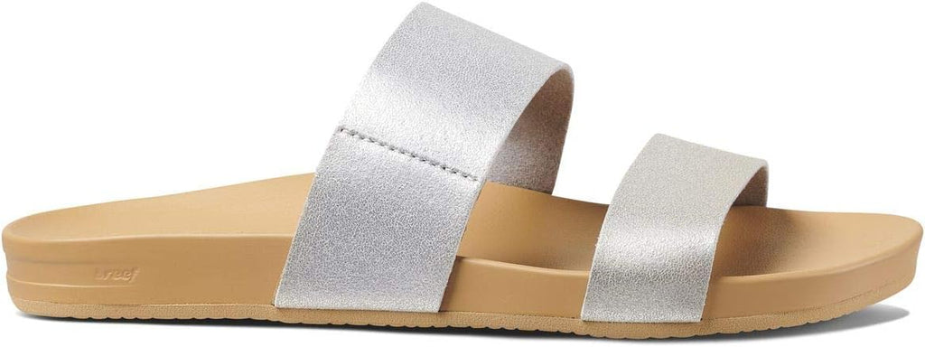 REEF Cushion Vista Women's Fashion Slide Sandal, Vegan Leather Strap, Ultra...