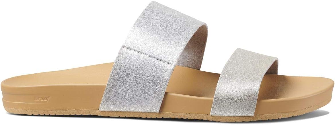 REEF Cushion Vista Women's Fashion Slide Sandal, Vegan Leather Strap, Ultra...