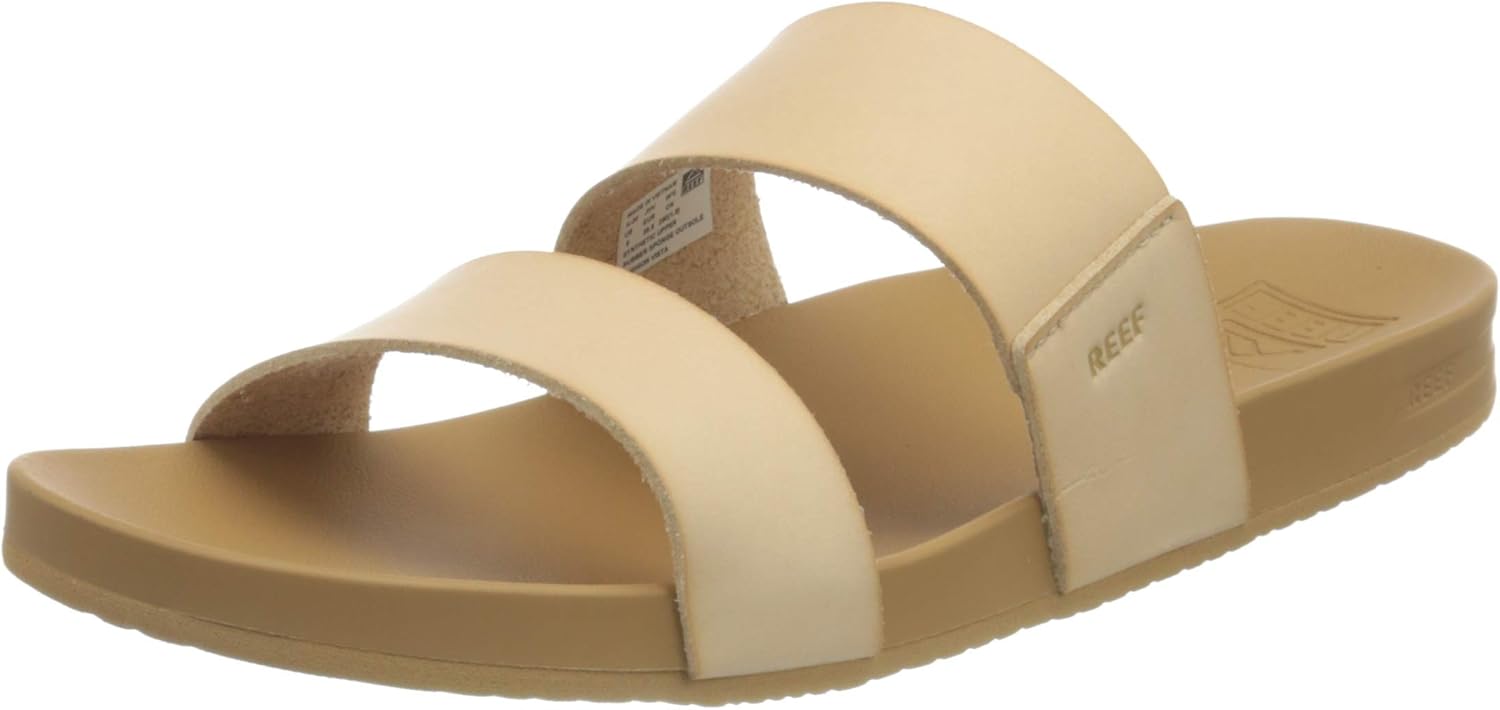 REEF Cushion Vista Women's Fashion Slide Sandal, Vegan Leather Strap, Ultra...