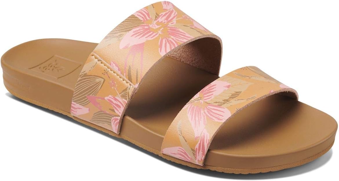 REEF Cushion Vista Women's Fashion Slide Sandal, Vegan Leather Strap, Ultra...