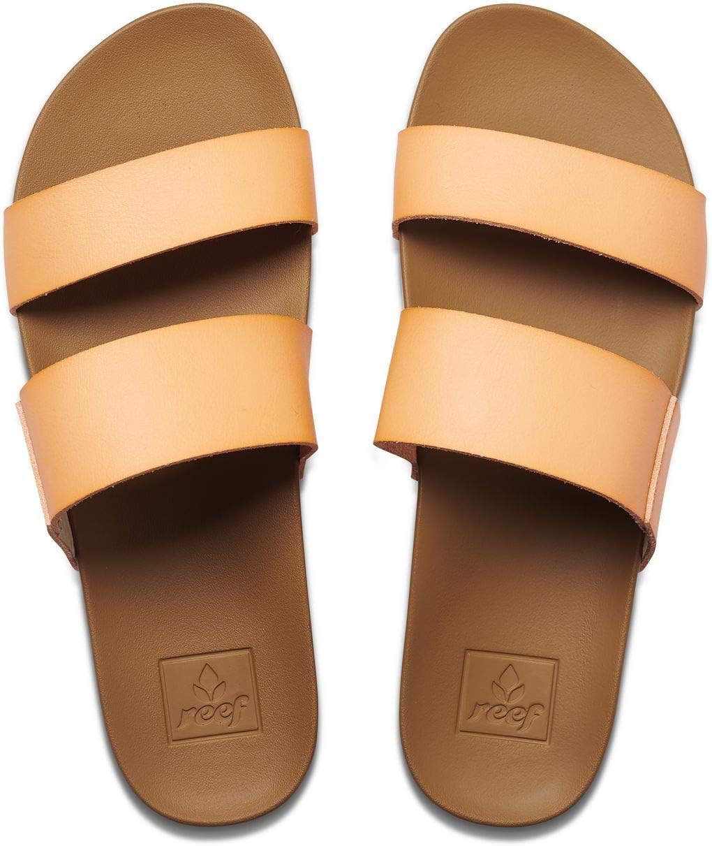 REEF Cushion Vista Women's Fashion Slide Sandal, Vegan Leather Strap, Ultra...