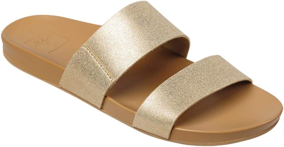REEF Cushion Vista Women's Fashion Slide Sandal, Vegan Leather Strap, Ultra...