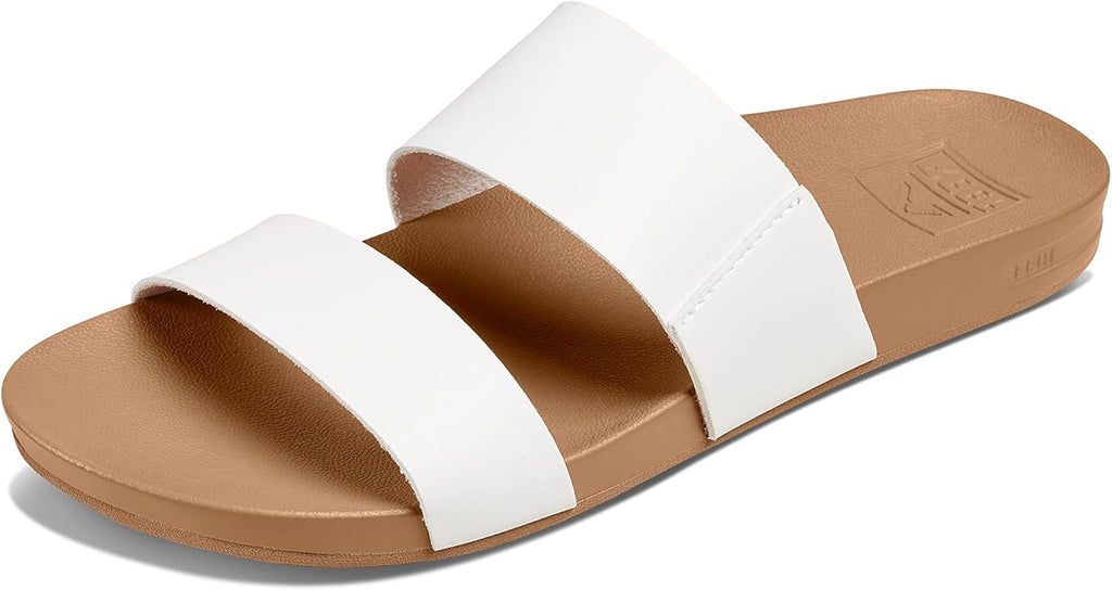 REEF Cushion Vista Women's Fashion Slide Sandal, Vegan Leather Strap, Ultra...