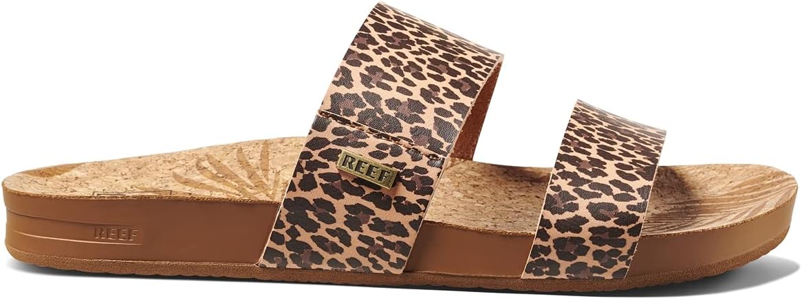 REEF Cushion Vista Women's Fashion Slide Sandal, Vegan Leather Strap, Ultra...