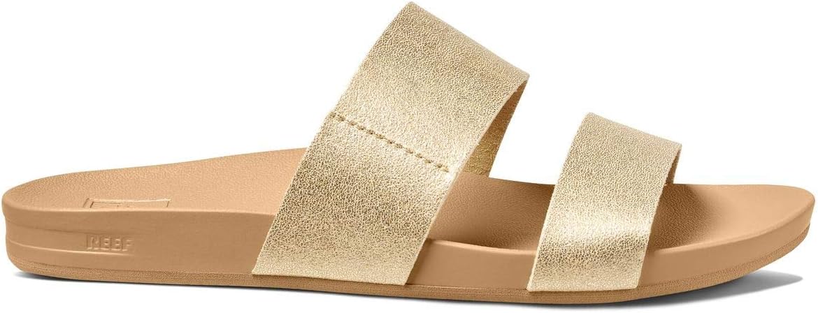 REEF Cushion Vista Women's Fashion Slide Sandal, Vegan Leather Strap, Ultra...