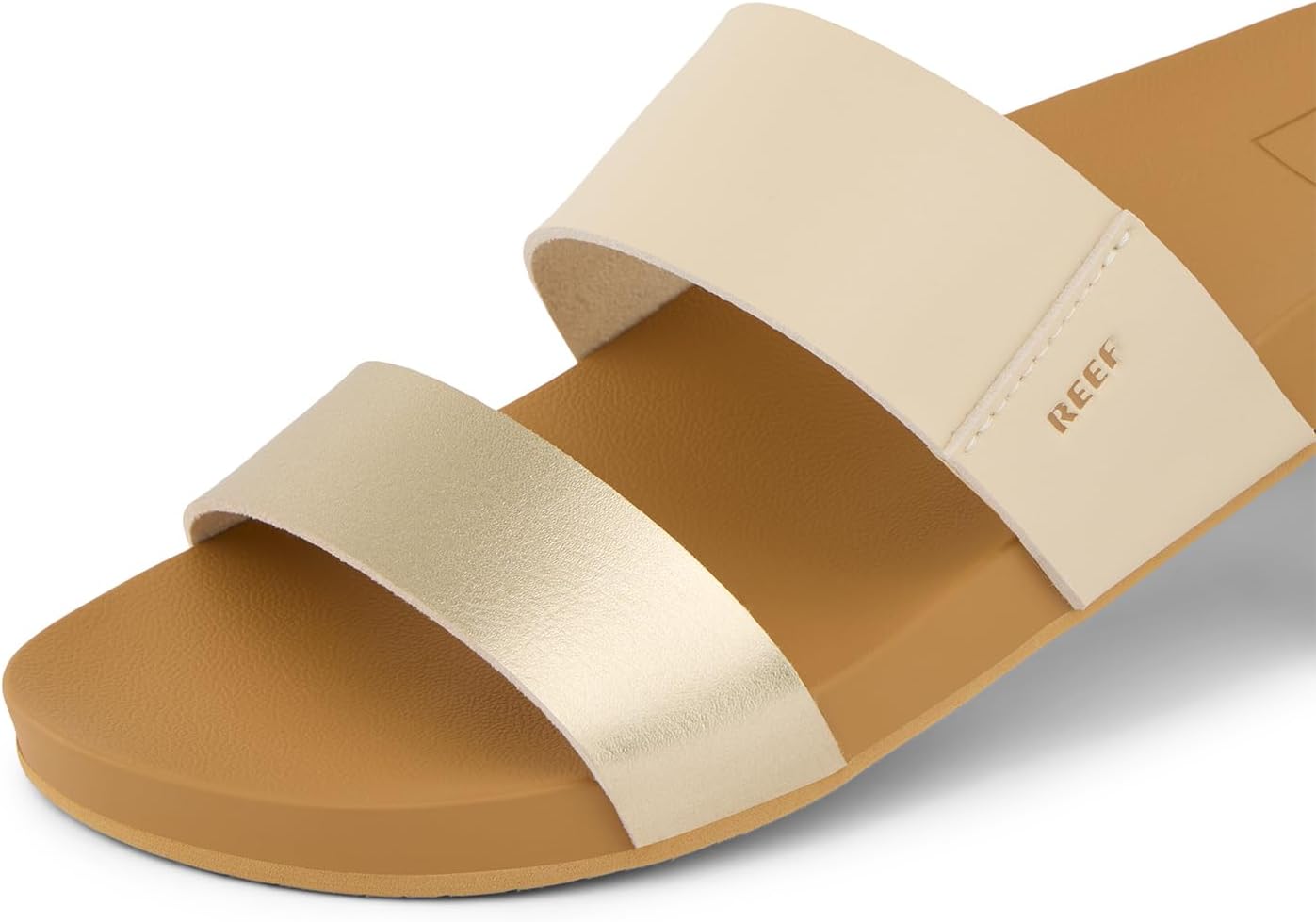 REEF Cushion Vista Women's Fashion Slide Sandal, Vegan Leather Strap, Ultra...