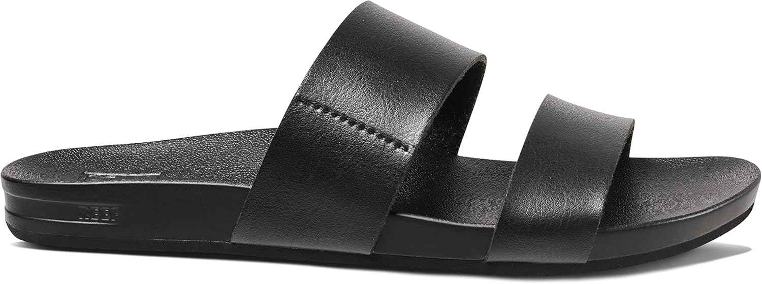 REEF Cushion Vista Women's Fashion Slide Sandal, Vegan Leather Strap, Ultra...