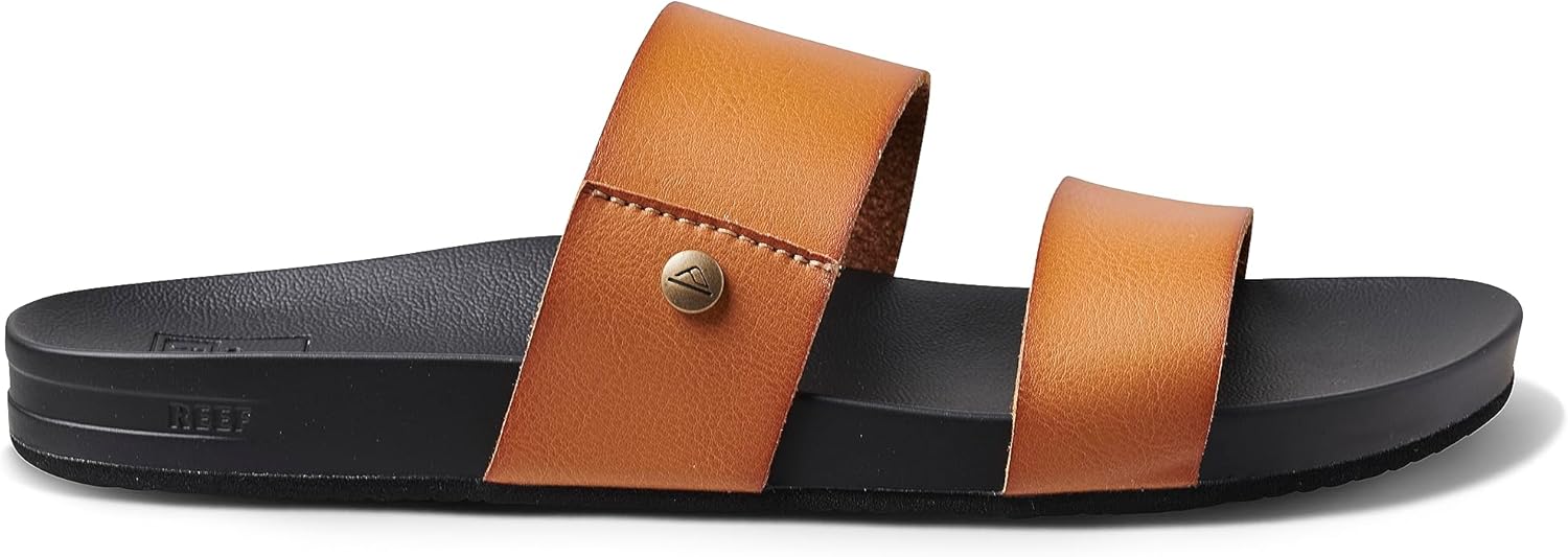 REEF Cushion Vista Women's Fashion Slide Sandal, Vegan Leather Strap, Ultra...