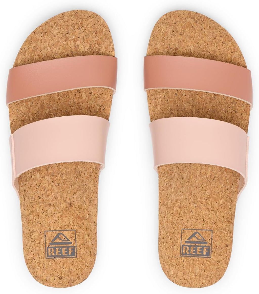 REEF Cushion Vista Women's Fashion Slide Sandal, Vegan Leather Strap, Ultra...