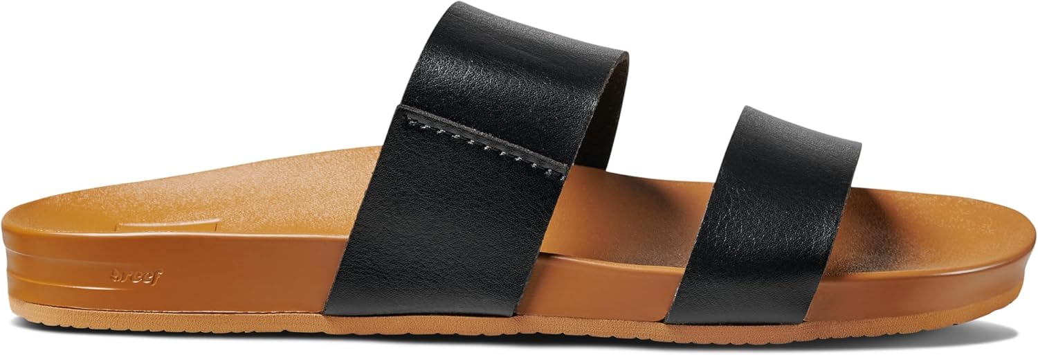 REEF Cushion Vista Women's Fashion Slide Sandal, Vegan Leather Strap, Ultra...