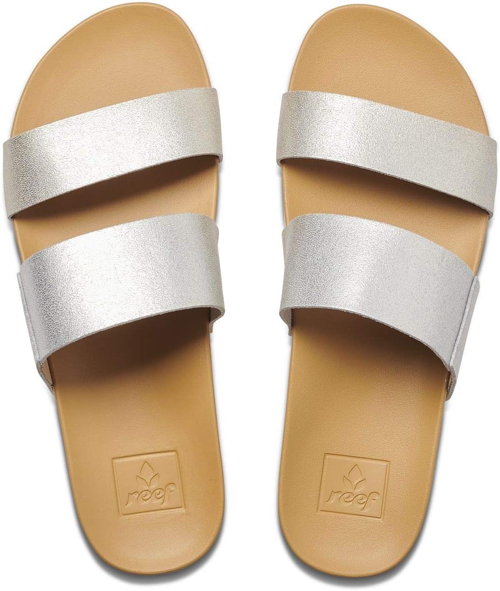 REEF Cushion Vista Women's Fashion Slide Sandal, Vegan Leather Strap, Ultra...