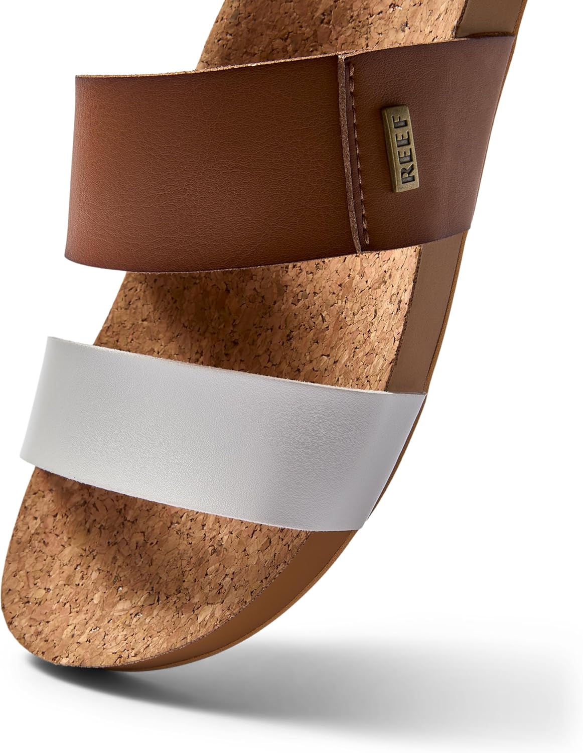 REEF Cushion Vista Women's Fashion Slide Sandal, Vegan Leather Strap, Ultra...