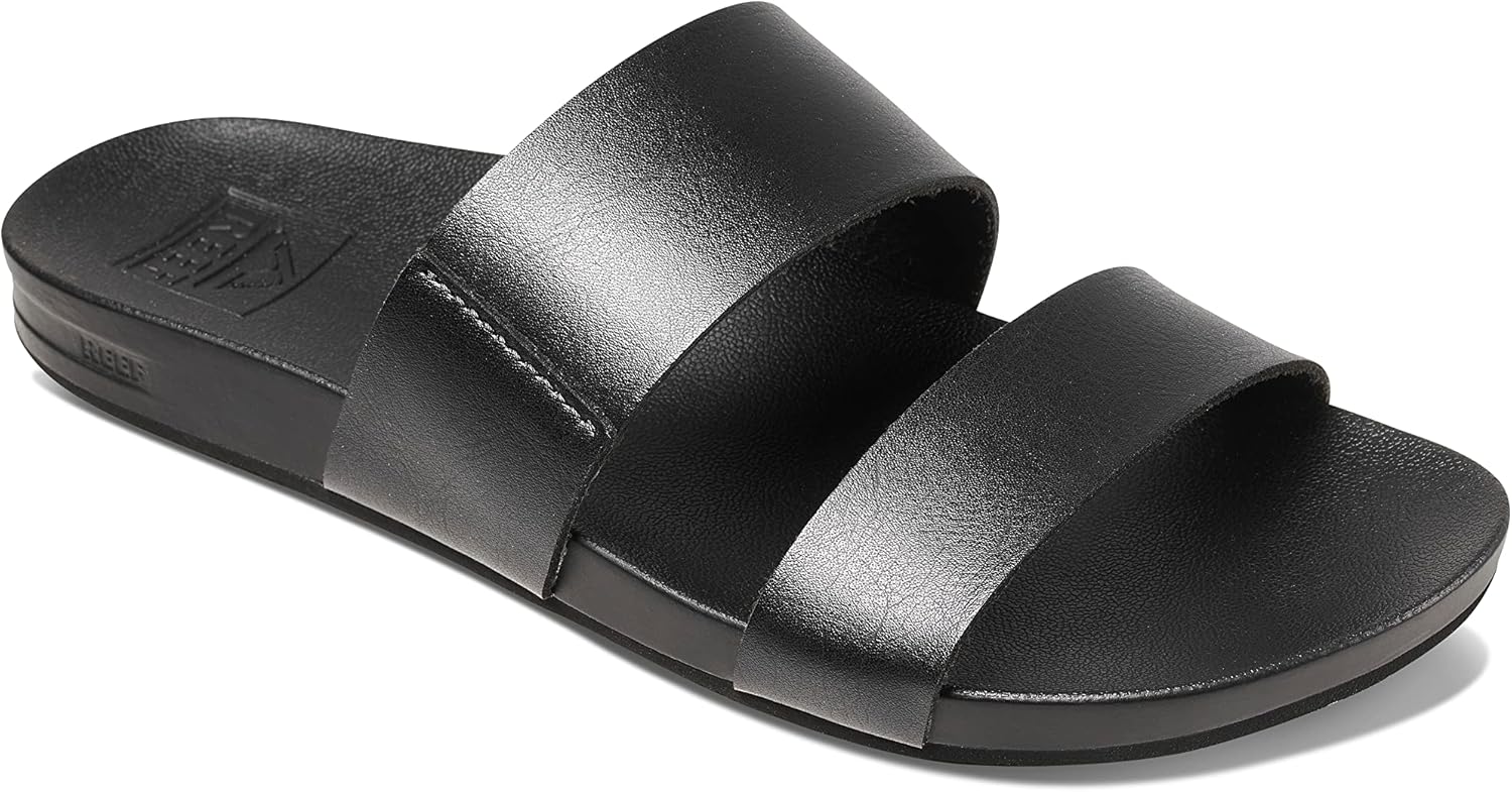 REEF Cushion Vista Women's Fashion Slide Sandal, Vegan Leather Strap, Ultra...