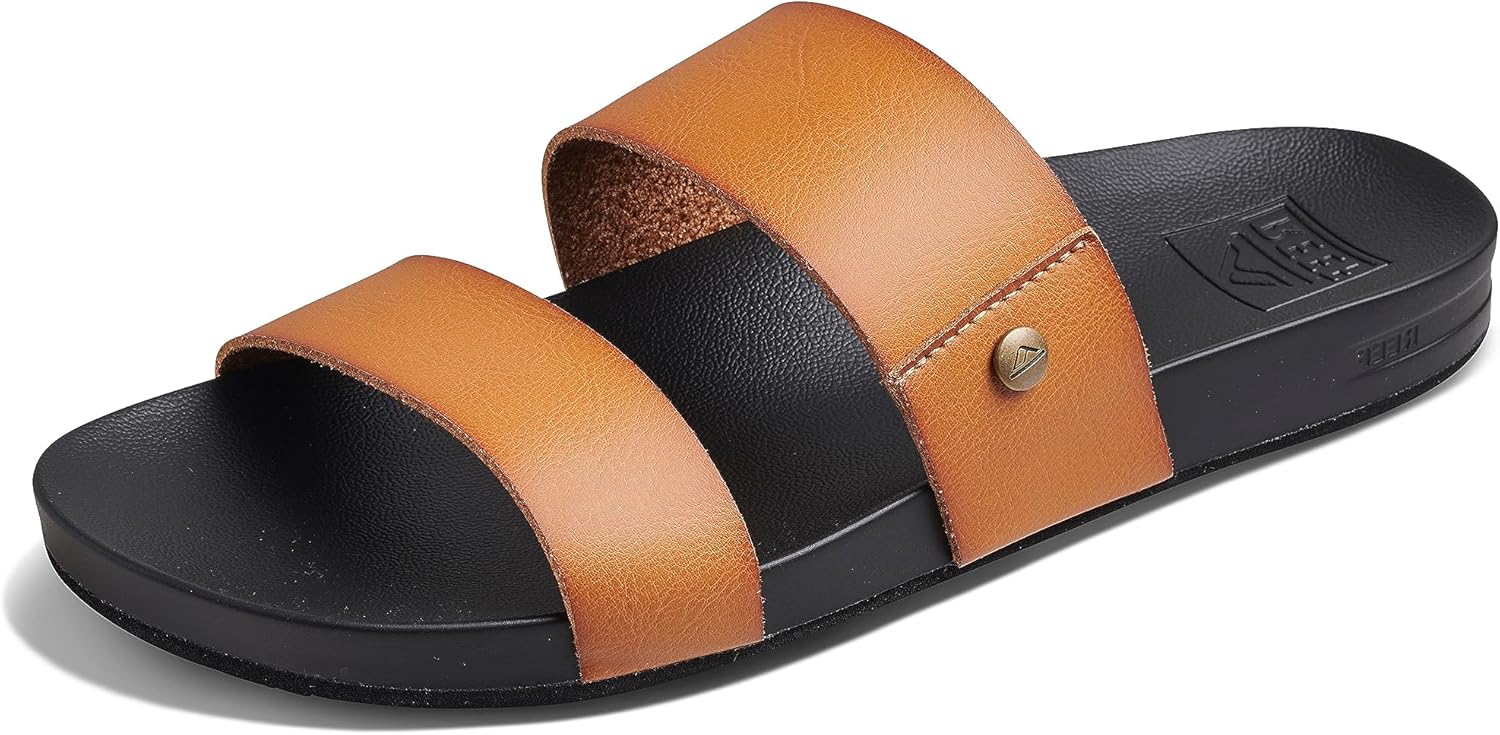 REEF Cushion Vista Women's Fashion Slide Sandal, Vegan Leather Strap, Ultra...