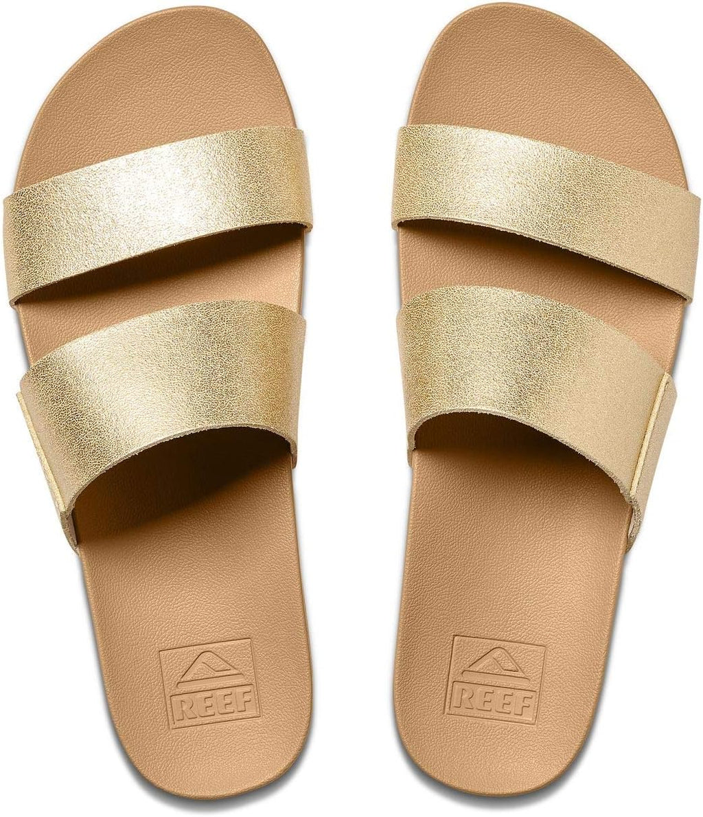 REEF Cushion Vista Women's Fashion Slide Sandal, Vegan Leather Strap, Ultra...