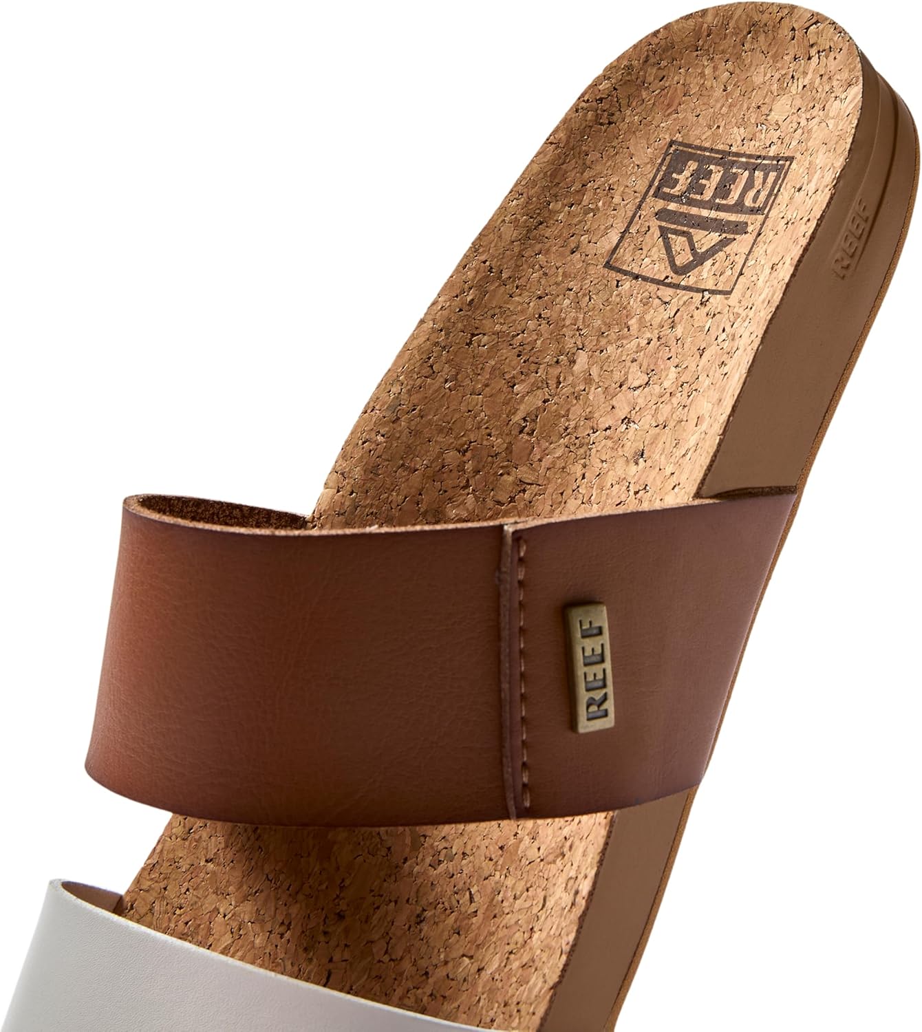 REEF Cushion Vista Women's Fashion Slide Sandal, Vegan Leather Strap, Ultra...