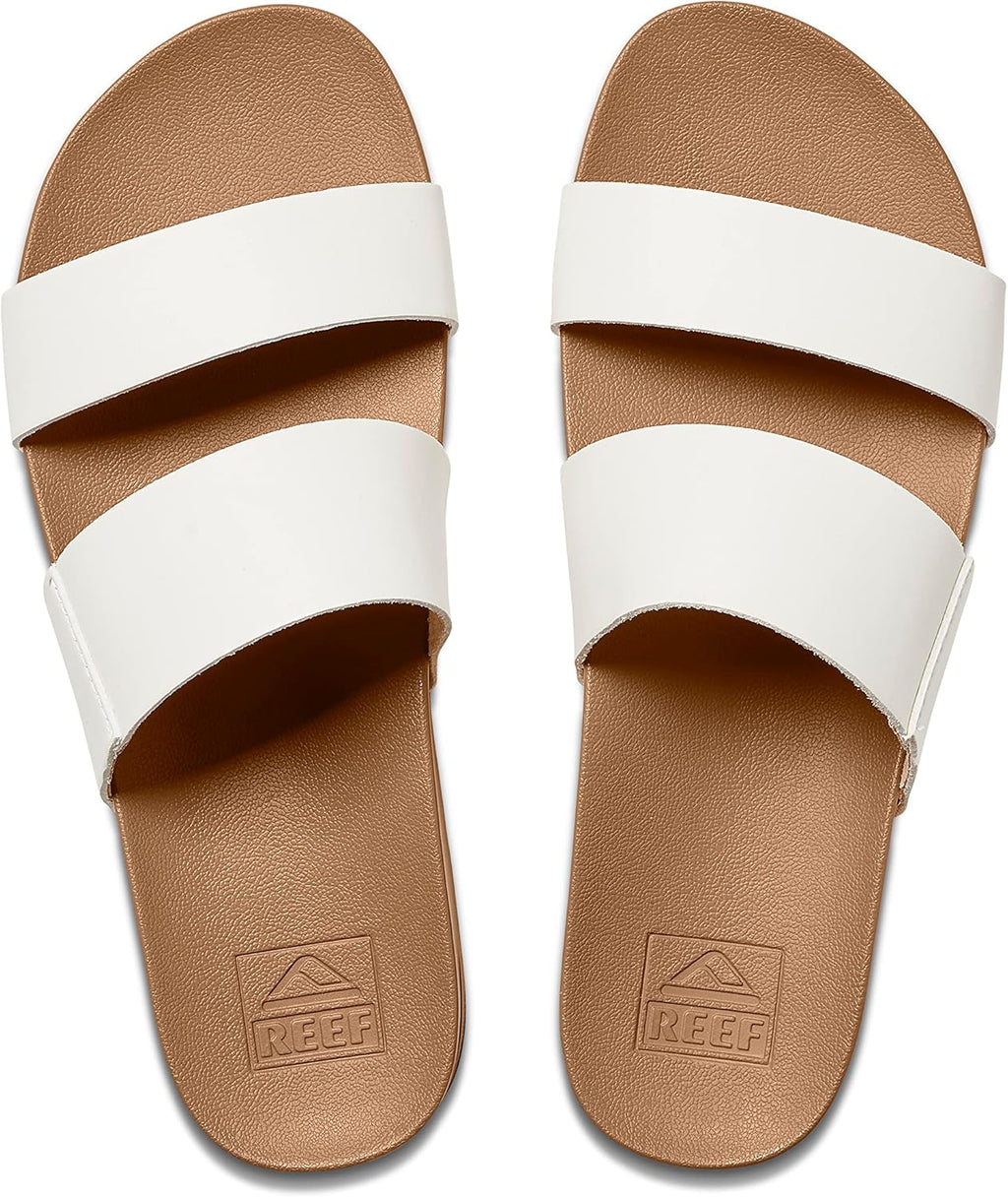 REEF Cushion Vista Women's Fashion Slide Sandal, Vegan Leather Strap, Ultra...