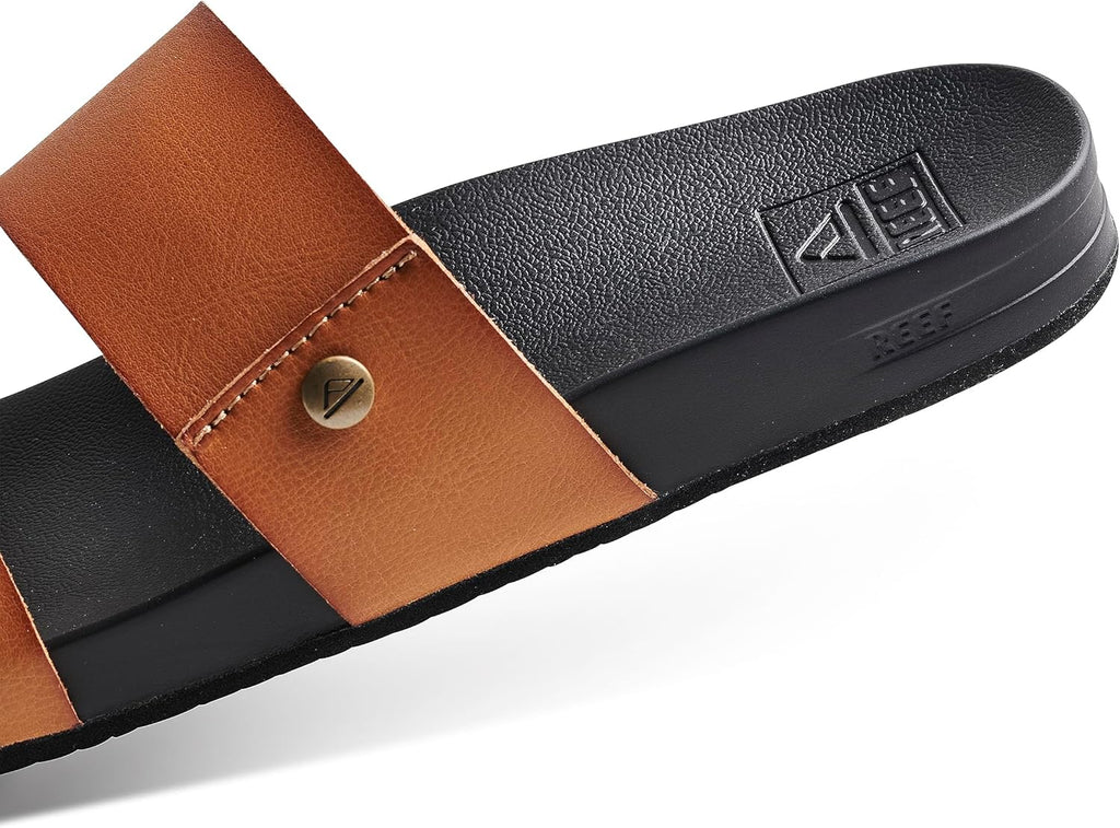 REEF Cushion Vista Women's Fashion Slide Sandal, Vegan Leather Strap, Ultra...